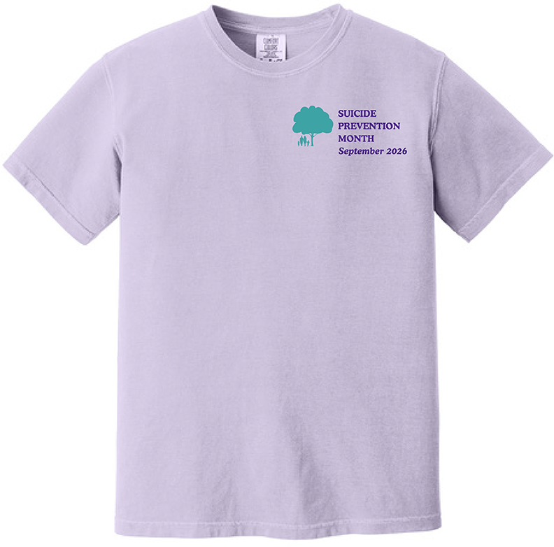 September T-Shirt of the Month: Better with you- Suicide Prevention Month
