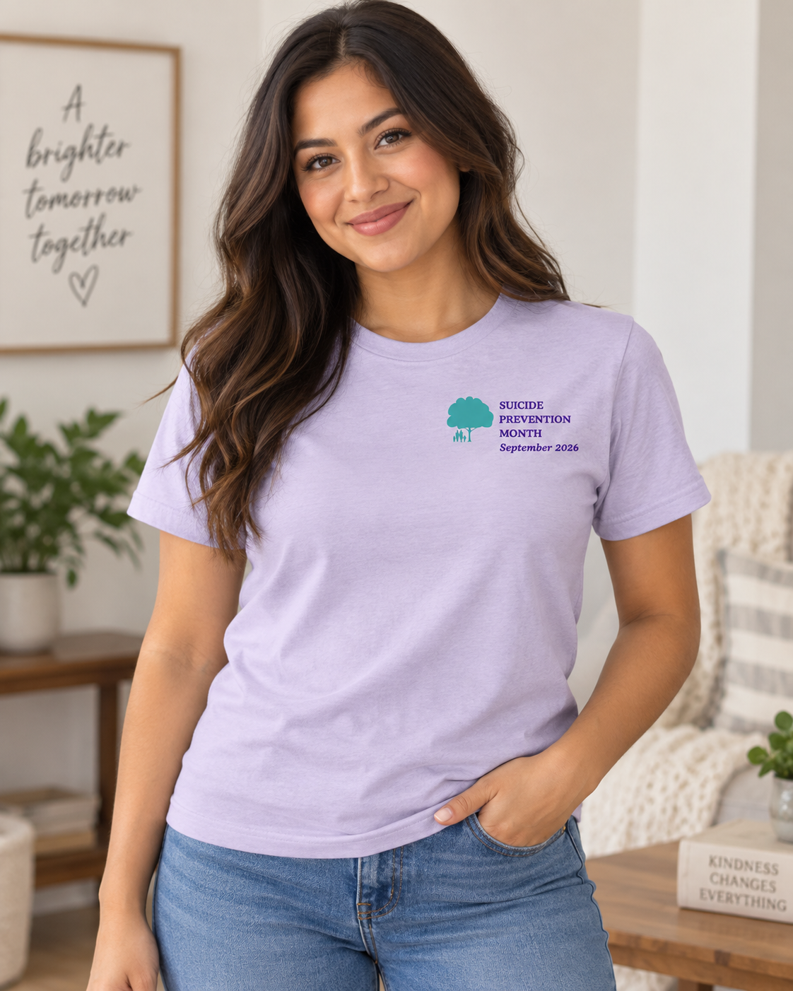 September T-Shirt of the Month: Better with you- Suicide Prevention Month